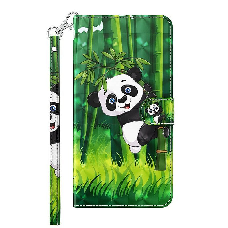 Kotelot Xiaomi Redmi Note 10 5G Panda Ja Bambu