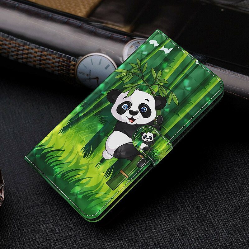 Kotelot Xiaomi Redmi Note 10 5G Panda Ja Bambu