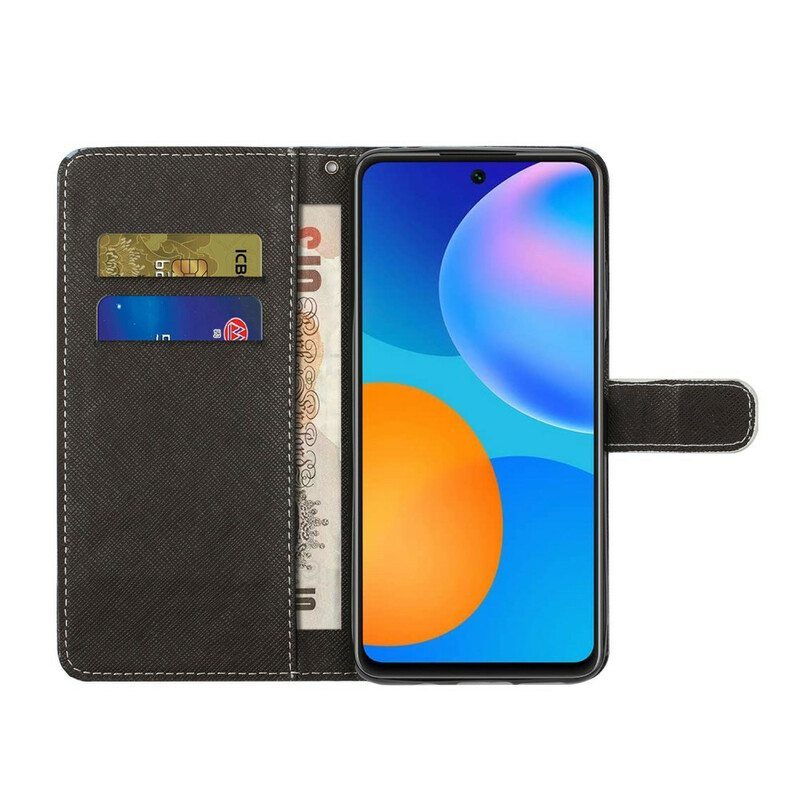 Kotelot Xiaomi Redmi Note 10 5G Suojaketju Kuori Strappy Leopard