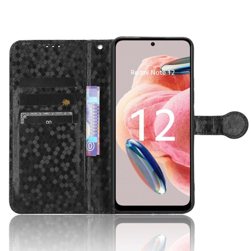 Kotelot Xiaomi Redmi Note 12 4G Suojaketju Kuori 3d Strappy Design