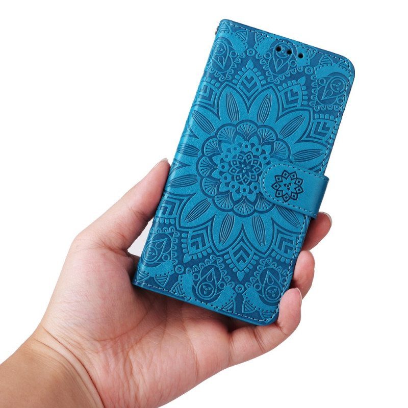 Kotelot Xiaomi Redmi Note 12 Pro Plus Suojaketju Kuori Mandala-koriste Hihnalla