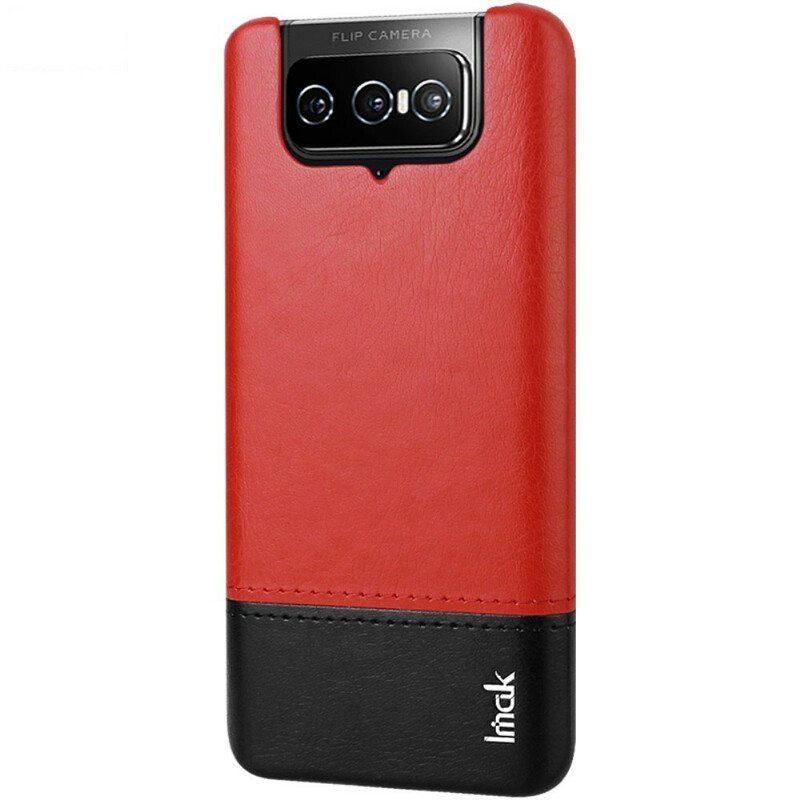 Kuori Asus Zenfone 7 / 7 Pro Imak Ruiyi -sarjan Nahkaefekti