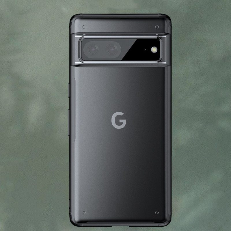 Kuori Google Pixel 7 Läpinäkyvät Silikonireunat