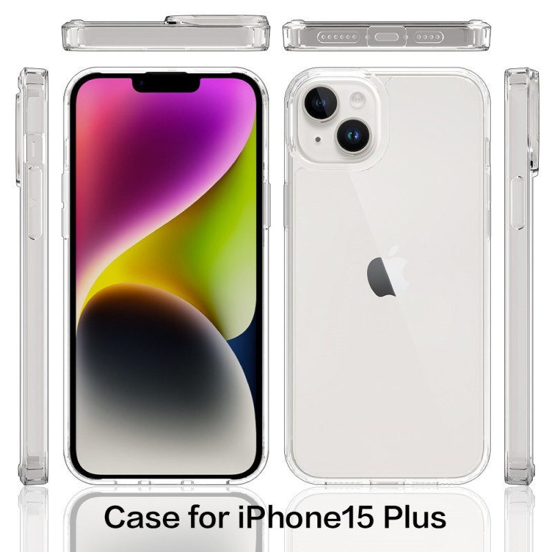 Kuori iPhone 15 Plus Läpinäkyvä