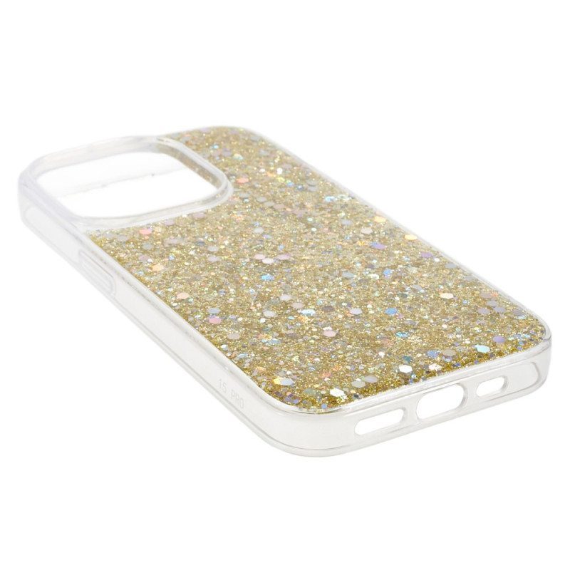 Kuori iPhone 15 Pro Pelkkää Glitteriä