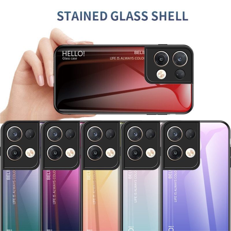 Kuori Oppo Reno 8 Pro Karkaistu Lasi Hello