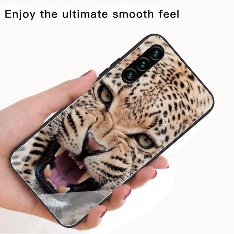 Kuori Samsung Galaxy A13 5G / A04s Leopard Karkaistu Lasi