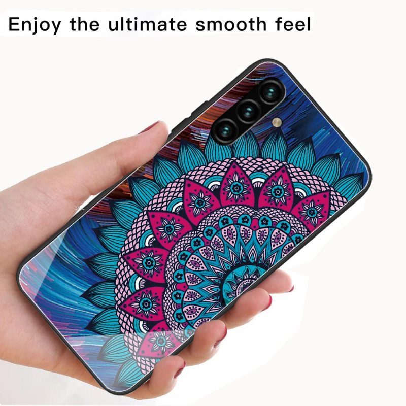 Kuori Samsung Galaxy A13 5G / A04s Mandala Karkaistu Lasi