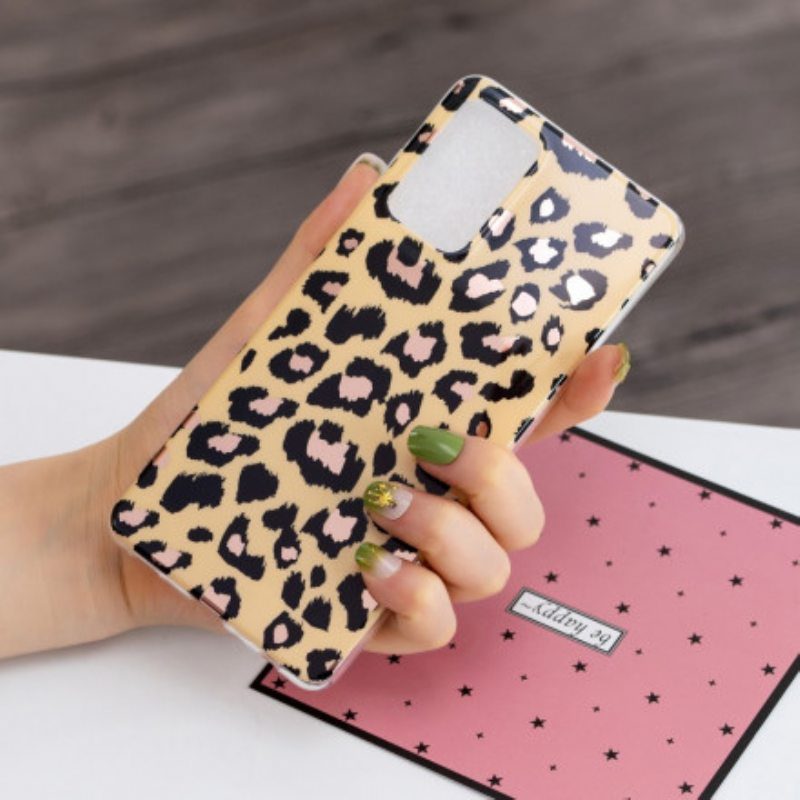 Kuori Samsung Galaxy A52 4G / A52 5G / A52s 5G Leopard-tyylinen Marmori