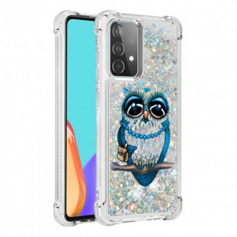 Kuori Samsung Galaxy A52 4G / A52 5G / A52s 5G Neiti Owl Sequins