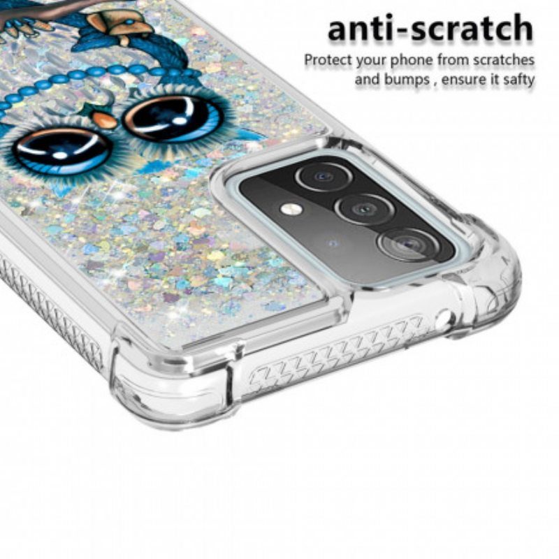 Kuori Samsung Galaxy A52 4G / A52 5G / A52s 5G Neiti Owl Sequins