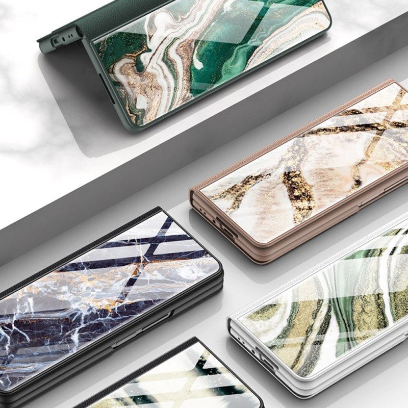 Kuori Samsung Galaxy Z Fold 4 Gkk Marble Waves