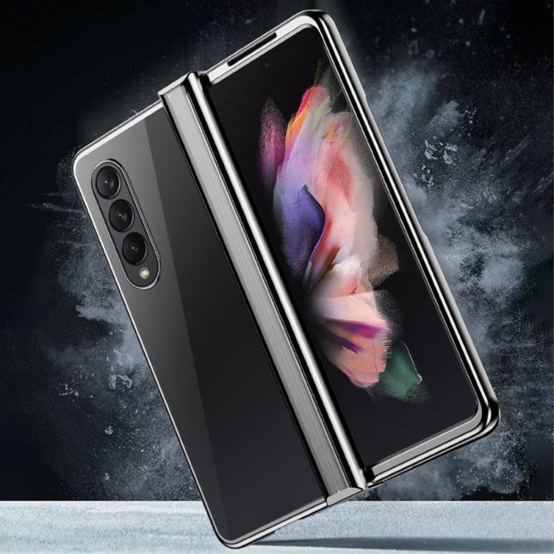 Kuori Samsung Galaxy Z Fold 4 Kirkas Metallinen Saranoitu