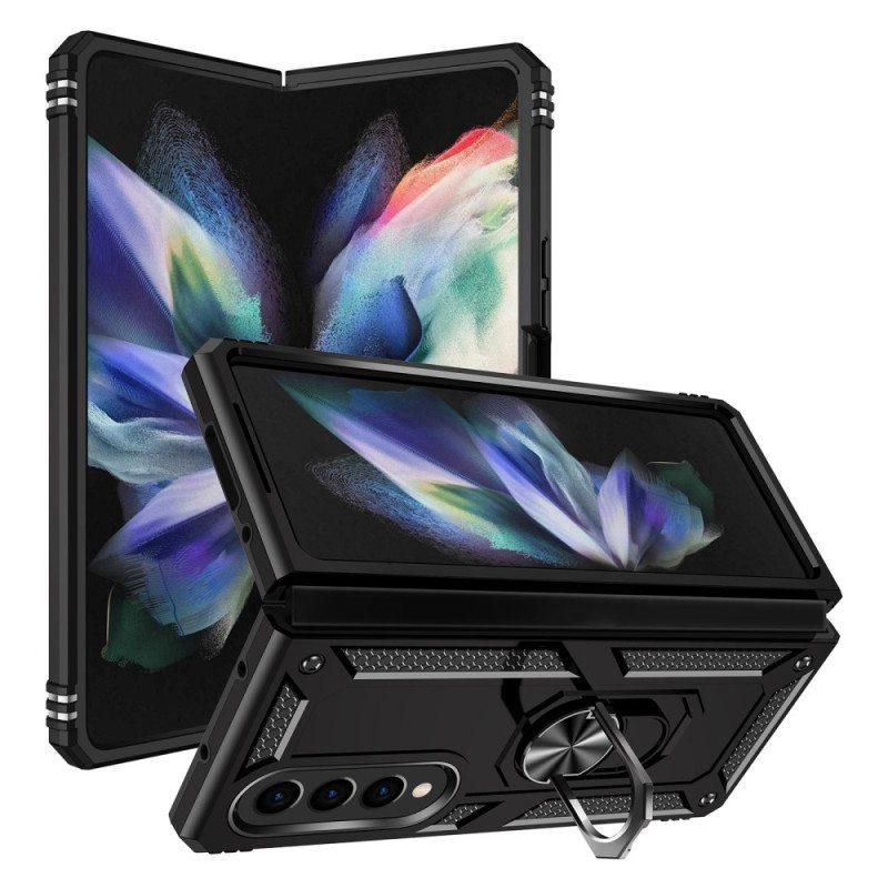 Kuori Samsung Galaxy Z Fold 4 Sotilasluokka Sormuksella