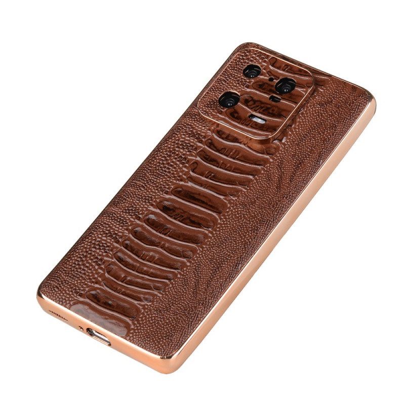 Kuori Xiaomi 13 Pro Crocodile Style Aitoa Nahkaa