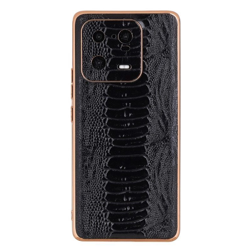 Kuori Xiaomi 13 Pro Crocodile Style Aitoa Nahkaa