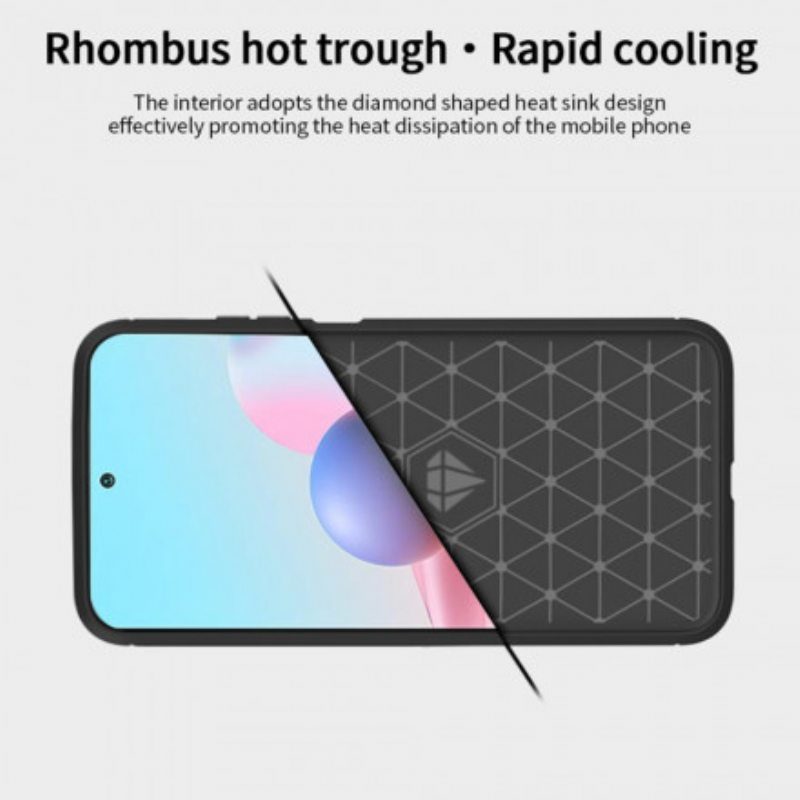 Kuori Xiaomi Redmi Note 10 / 10S Mofi Harjattu Hiilikuitu