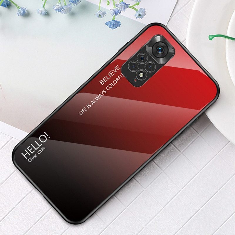 Kuori Xiaomi Redmi Note 11 / 11S Karkaistu Lasi Hello