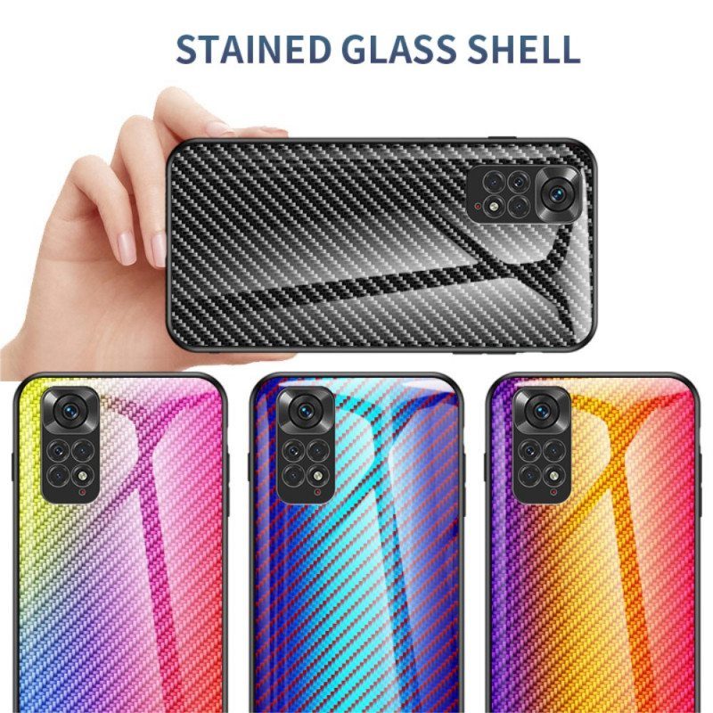 Kuori Xiaomi Redmi Note 11 / 11S Karkaistua Hiilikuitulasia