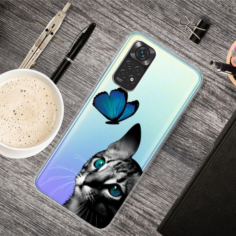 Kuori Xiaomi Redmi Note 11 / 11S Kissa Ja Perhonen