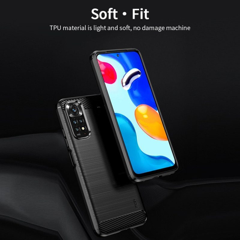 Kuori Xiaomi Redmi Note 11 / 11S Mofi Harjattu Hiilikuitu