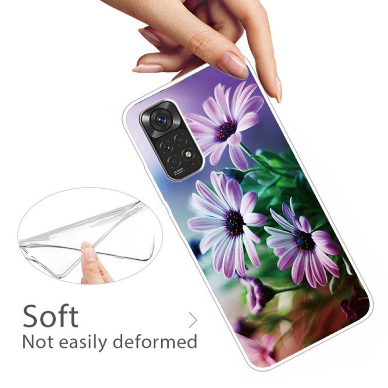 Kuori Xiaomi Redmi Note 11 / 11S Realistisia Kukkia