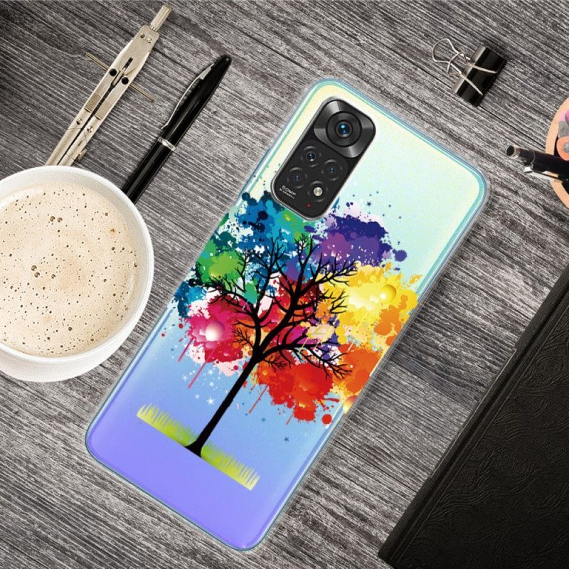 Kuori Xiaomi Redmi Note 11 / 11S Saumaton Akvarellipuu