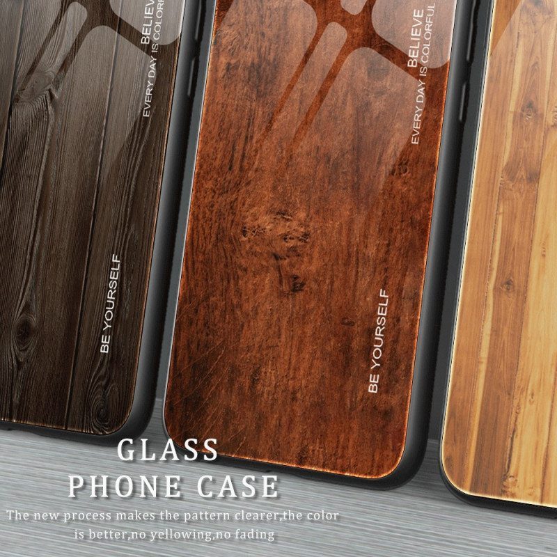 Kuori Xiaomi Redmi Note 12 Pro Wood Design Karkaistu Lasi