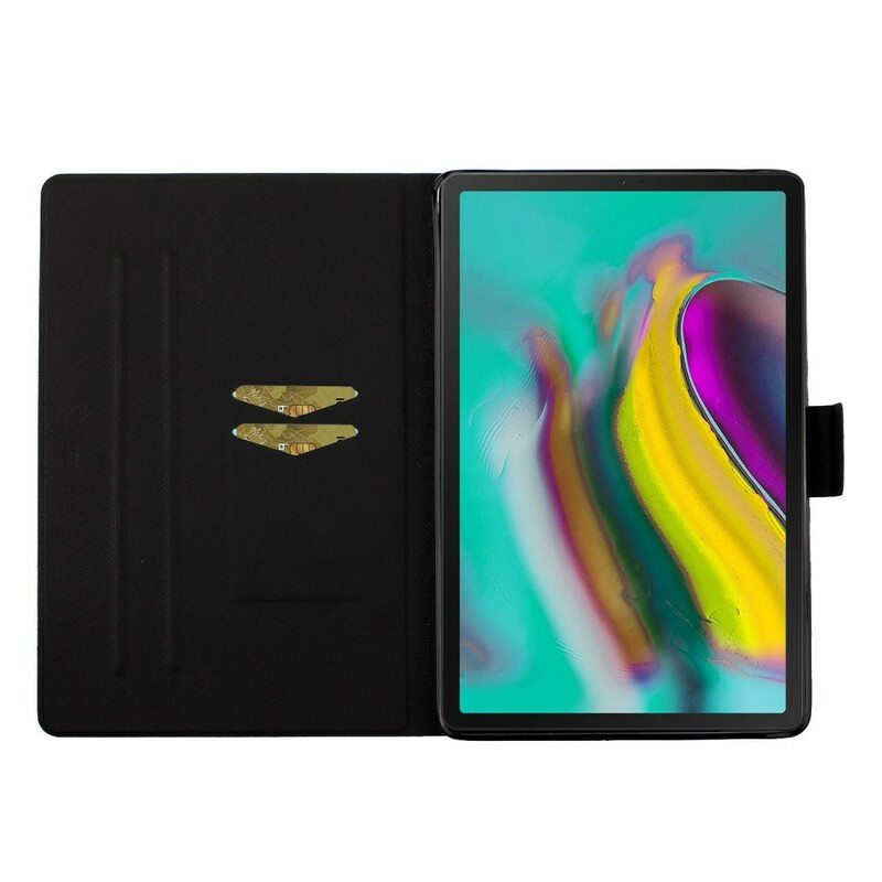 Nahkakotelo Samsung Galaxy Tab A7 Lite Mandala Merenneito