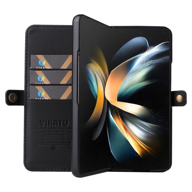 Nahkakotelo Samsung Galaxy Z Fold 4 Yikatu Yk-001