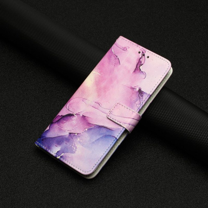 Nahkakotelo Xiaomi 13 Pro Suojaketju Kuori Strip Marble