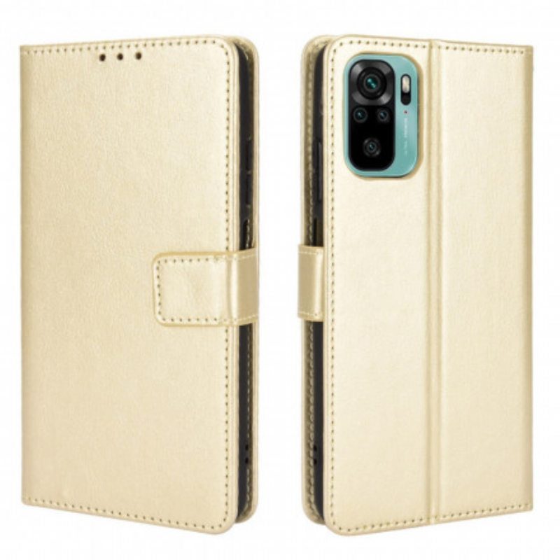 Nahkakotelo Xiaomi Redmi Note 10 / 10S Flashy Faux Leather