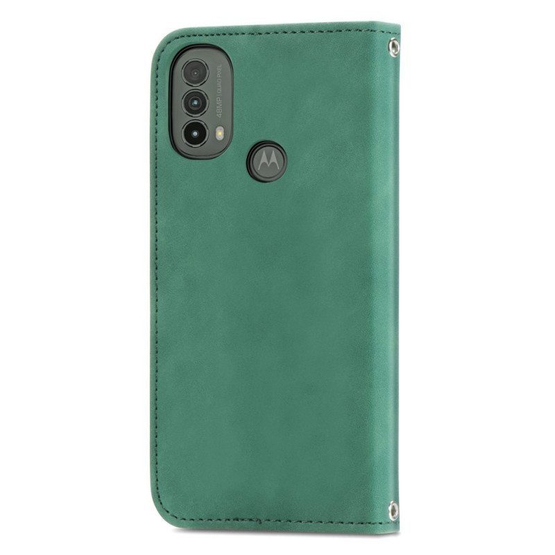 Puhelinkuoret Moto E40 / E30 / E20 Kotelot Flip Skin-touch Design