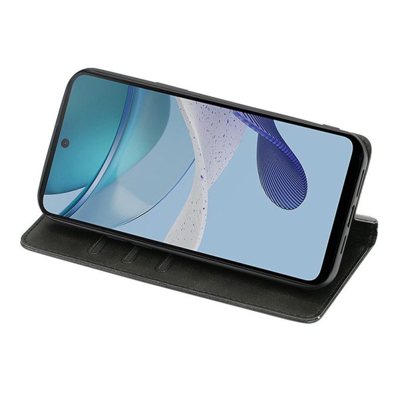 Puhelinkuoret Moto G73 5G Kotelot Flip Keinonahka