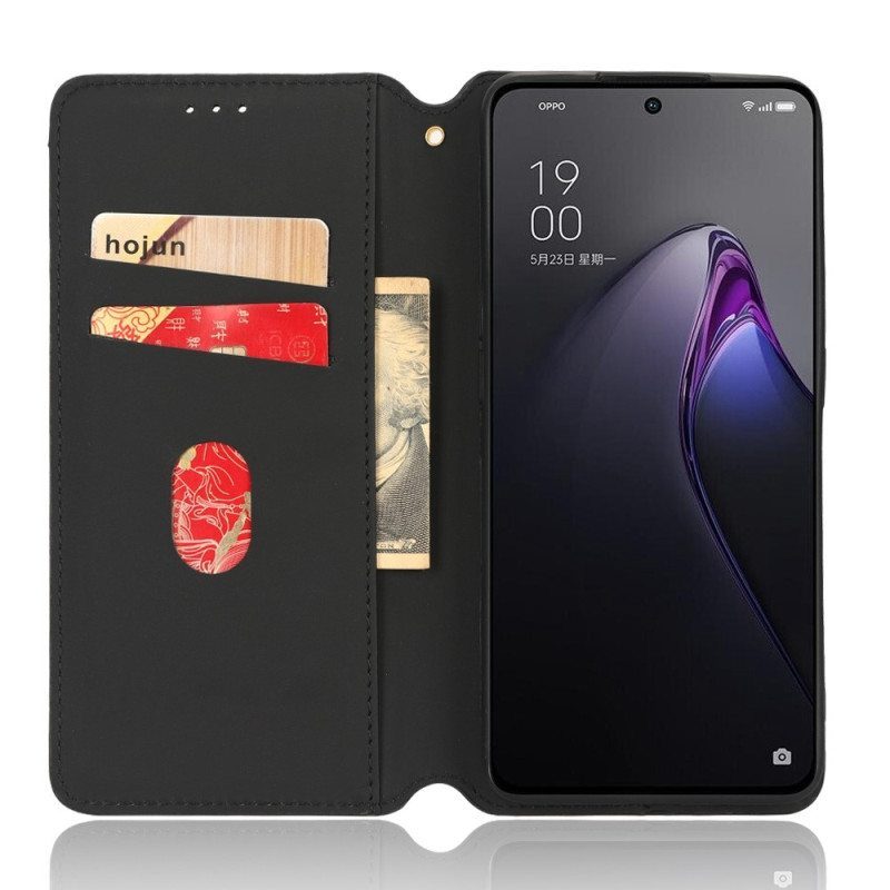 Puhelinkuoret Oppo Reno 8 Pro Kotelot Flip 3d Cube -nahkatehoste