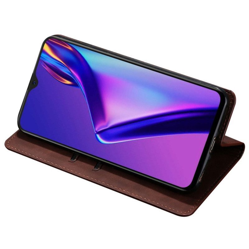 Puhelinkuoret Oppo Reno 8 Pro Kotelot Flip Nahkaefekti