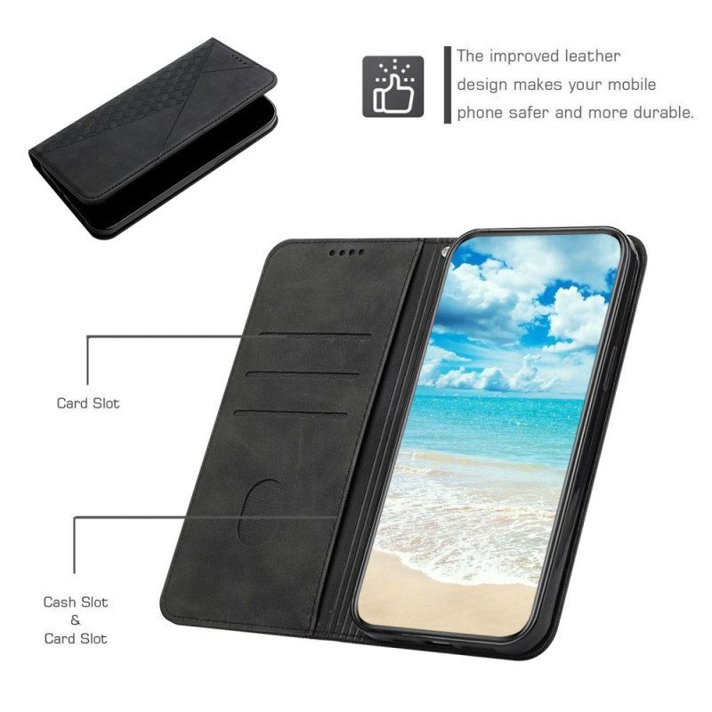 Puhelinkuoret Samsung Galaxy S23 5G Kotelot Flip Style Nahka 3d-kuvio