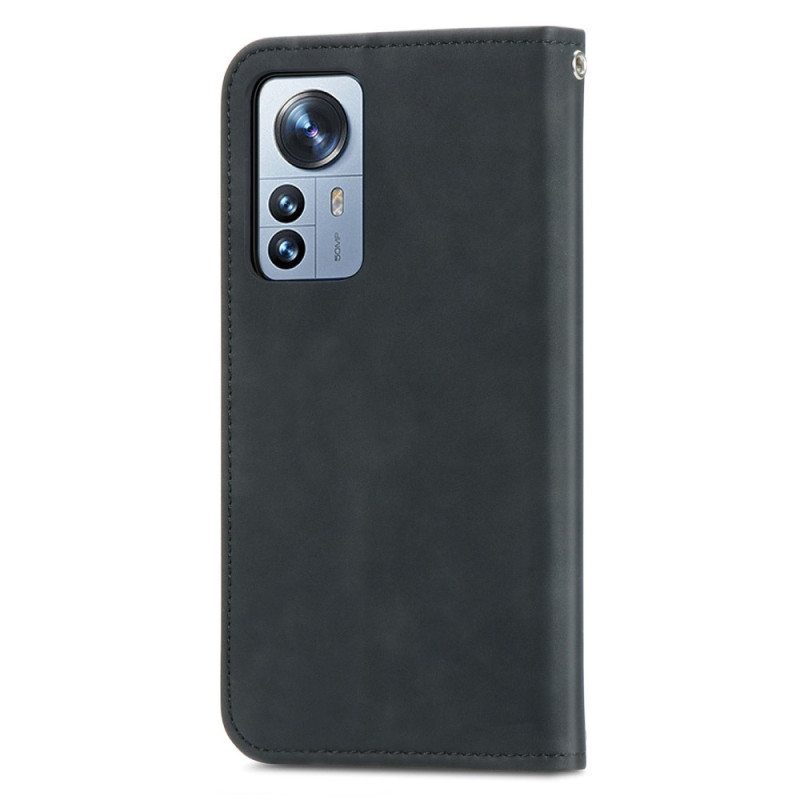 Puhelinkuoret Xiaomi 12T / 12T Pro Kotelot Flip Vintage-sarja