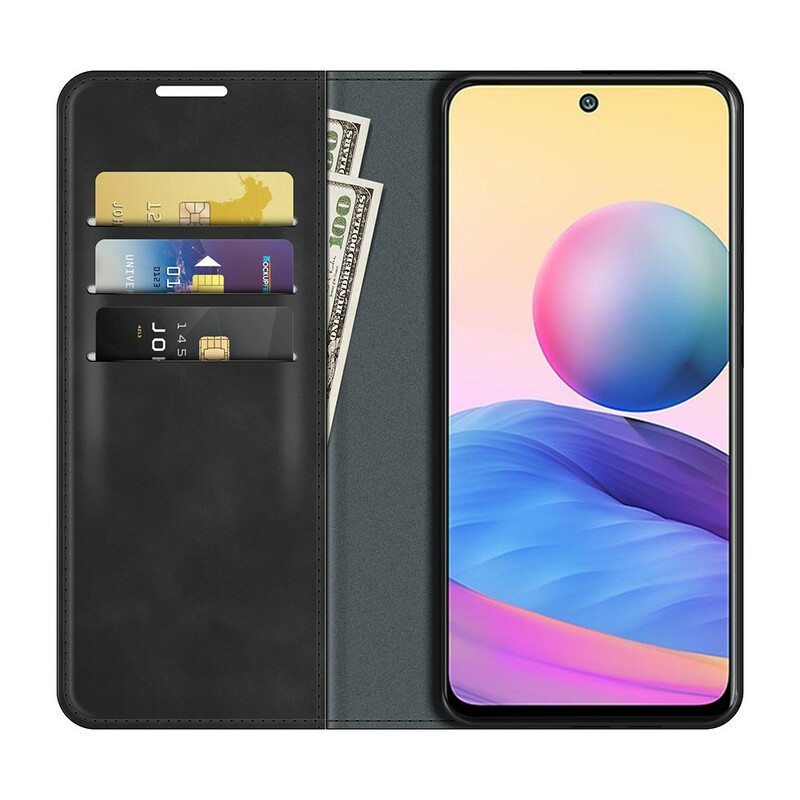 Puhelinkuoret Xiaomi Redmi Note 10 5G Kotelot Flip Silkkinen Kosketus